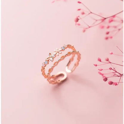 Model 213  Minimal Rose Gold Ring