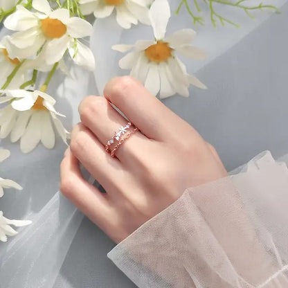 Model 213  Minimal Rose Gold Ring